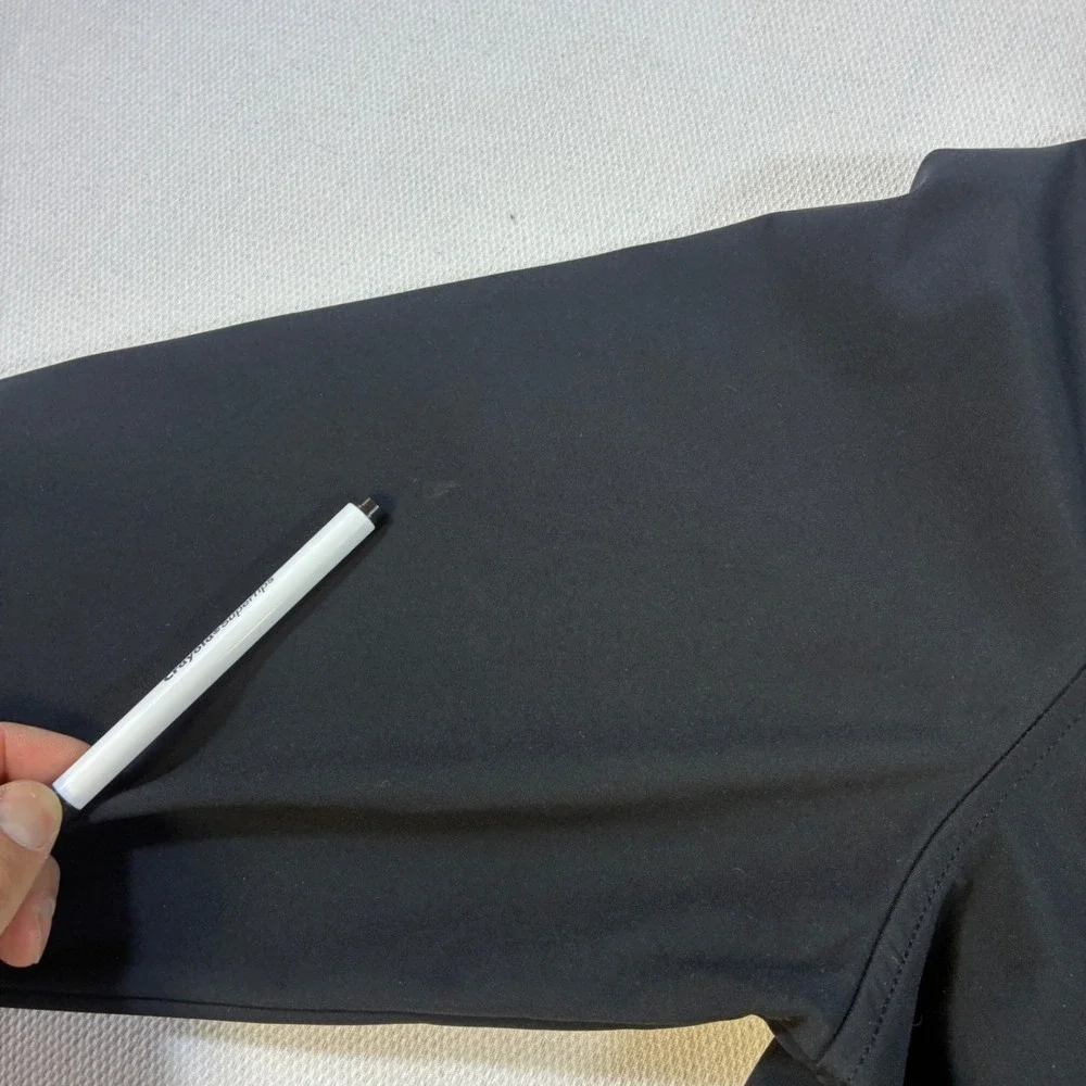 Tommy‎ Bahama Jacket Mens XL Black Blue Fleece Lined Softshell Full Zip